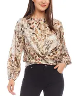 Karen Kane Draped Top