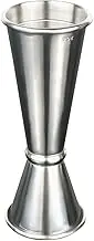 304 Stainless Steel Cocktail Double Jigger Japanese Style Measuring Oz Cup Bar Tool Shot for Bartending Bartender Jiggers Ounce Measurements Alcohol Drink Markings Perfect Party Silver Kitchen Tools
