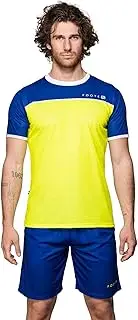 [Footex] Padel Men's Lightweight Lightweight T-Shirt and Shorts with Pockets Made in Italy, Taupe, L