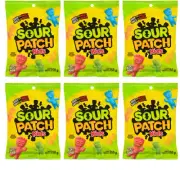 (6 pack)Maynards Sour Patch Kids Gummy Candy 150gx6 Bag Fresh Canada