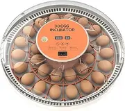 Pet Scene 30 Egg Incubator Automatic Hatcher Hatching Hatchery Machine for Chicken Duck Quail Bird Goose Turkey with Auto Turner Humidity Control LED Candler
