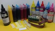 Pigment Ink +ink system CISS for use in Epson Artisan 1430 printer