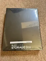 Blick Archival Storage Box - 11" x 14" x 1-3/4", Black