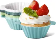 Reusable Silicone Baking Cupcake Cups, Upgraded Non-Stick Muffin Cupcake Liners