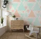 3D Geometry Triangle Wallpaper Wall Murals Removable Wallpaper 105