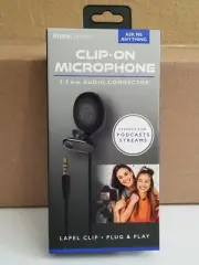 AFFORDABLE CLIP ON MICROPHONE BEST FOR VLOGGING! 3.5mm AUDIO CONNECTOR