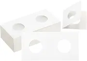 uxcell 2 x 2 Coin Flips, 200 Pack 23mm Cardboard Coin Holder Paper Coin Holders for Coin Collection Supplies Collector, White