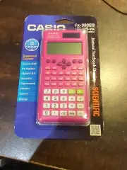 Casio fx-300ES Plus-PK 2nd Edition Scientific Calculator - PINK - FREE Shipping