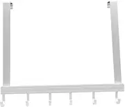 Metal Coat Hanger Over The Door Hook Door Hanger Hook Bamboo Clothes Hat Storage Hook Heavy-Duty Hanging Clothes Clothing Holding Hook Home Clothes Hanger Coat Rack Hooks