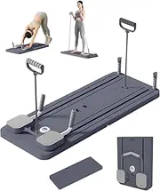 Rantizon Ab Roller Board - Pilates Board Full-Body Workout Trainer with Automatic Rebound - Ideal for Core Strength and Abdominal Training - Durable Pilates Board for Men and Women, Home and Gym Us