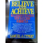 【社子跳蚤】二手書 BELIEVE AND ACHIEVE 相信和實現