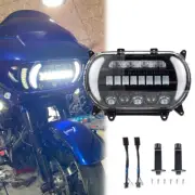 For Harley Road Glide FLTRX 2015-2022 LED Headlight Hi/Lo Turn Signal Headlamp