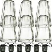 6 Packk Mosquito Covers Wearable Head Net Face Mesh Protecting Net Mosquito Fly Insects Bugs Preventing for Outdoor