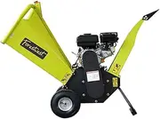 Forestwest 11070 Wood Chipper Shredder, 100MM Max Wood Diameter 7HP Garden Chipper, Green
