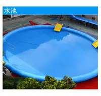 在飛比找樂天市場購物網優惠-大型充氣水池充氣遊泳池手搖船滾筒球池移動水上樂園設備圓形長方