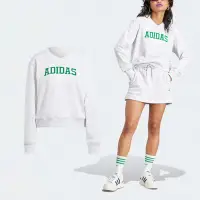 在飛比找Yahoo奇摩購物中心優惠-adidas 長袖 College Graphic 大學T 