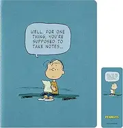 Moleskine LEPECH41LINUSB44 Notebook, Peanuts Linus Van Pelt Cahier, XL Size (W x H x H): 7.5 x 9.8 inches (19 x 25 cm), Blisk Blue