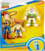 Imaginext Toy Story 4 Jessie & Buzz Mini Action Figures - New In Box