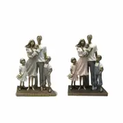 Decorative Figure Dkd Home Decor 24 x 11.5 x 34 Cm Multicolour Family 2 Units