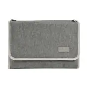 Beaba On-the-go Changing Pouch Baby Mat - Heather Grey