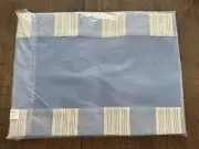 New in Sealed Package! Fabric Table Runner 13"x72" Light Denim Blue Striped