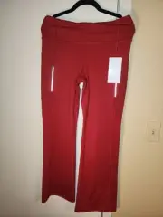 Athleta Women's Rainier Bootcut Pant Red Size LARGE NEW WITH TAGS