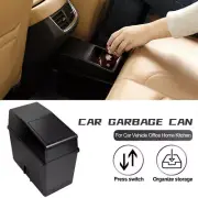 1x Car Seat Slit Storage Box Garbage Can Auto Interior Trash Bin for Car Vehicle