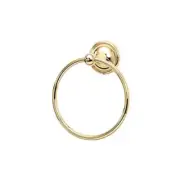 Alno A9240-PB Yale Bath Towel Ring Polished Brass