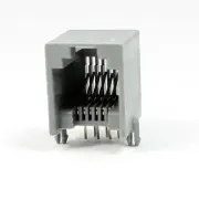10pcs Gray RJ12 6P6C Modular Network LAN Ethernet PCB Connector