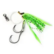3x Skirt Sliding Fishing Snapper & Gummy Shark Rig Beak Hook 2 size on 3 colours