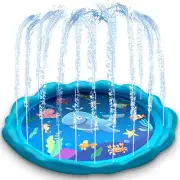 Splash Pad Sprinkler for Kids and Wading Pool Childrens Inflatable Water Toys