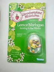 Strawberry Shortcake Miniature Lemon Meringue with Mirror SEALED in PACKAGE NEW