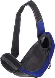 ERINGOGO Polyester Small Travel Pet Carrier Dog Bag Cross Body Bag Single Shoulder Pet Carrying Dark