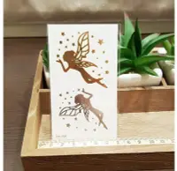 在飛比找Yahoo!奇摩拍賣優惠-【萌古屋】燙金金屬小天使精靈 - FLASH TATTOOS