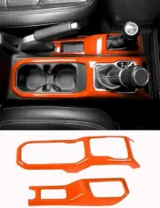 Orange Gear Shift Panel Trim for Jeep Wrangler JL JLU 2018+