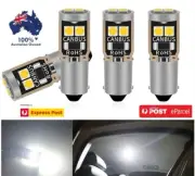 4X DC 12V BA9S LED LIGHT 3030 BAYONET PARK INTERIOR CAR UTE 4WD GLOBE T4W 1895