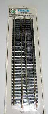 Bachmann HO Scale Item#1511 9" Straight Track (Pack of 4 pieces)