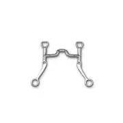 Myler Bits Myler SS 7 Flat Shank Low Port Barrel Narrow