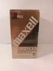 6 Pack Maxell "SPECIAL EVENT" HGXT-120 Video Cassette Tapes Sealed NOS HGXT120