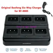 Six-Way Charger Multi Unit Ham Radio Charger for Baofeng BF-888S Retevis H-777