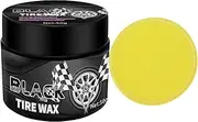 Lmyit Tire Polish Paste, Wheel Cleaner Wax, High Gloss Finish Cleaning Tool, Multipurpose Automotive Detailing Supplies for Refurbishment Daily Care Restoration