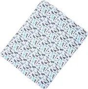 MOLUCKFU Cute Animal Pattern Blanket Muslin Unisex Blanket Soft Plush Newborn Swaddle Wrap