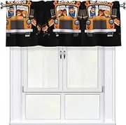 DEXNEL School Bus Home Curtain Valance Window Treatment For Living Room, 54 X 18 Inch