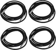 MAGICLULU Elastic Chaise Longue Cord Recliner Chair Ropes for Replacement 2.25'' Long 1.5'' Short Black 4 Pieces