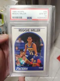 在飛比找Yahoo!奇摩拍賣優惠-(記得小舖) 1989 HOOPS REGGIE MILLE