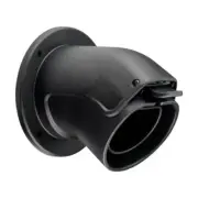 Goobay Black Angled Wall Mount Holder/Organiser For EV Type 2 Cable Charging