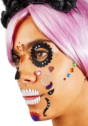 [Love And Madness] Day Of The Dead Face Jewels