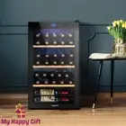 Devanti Wine Cooler Fridge Compressor Cellar Chiller Home 34 Bottles Black