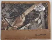 ZEP-PRO Ohio State Buckeyes Realtree MAX 5 Camo Bifold Wallet TIN Gift BOX
