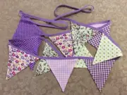 Fabric Bunting Flags.....new.....Nursery Wall Decor.